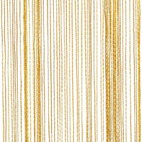 Tende a Filo 2 pz Oro 140x250 cm 4102036