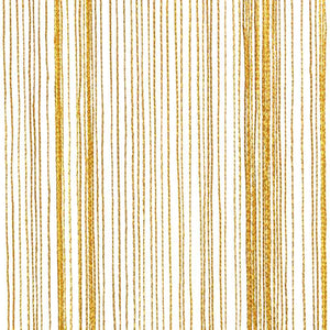 Tende a Filo 2 pz Oro 140x250 cm 4102036