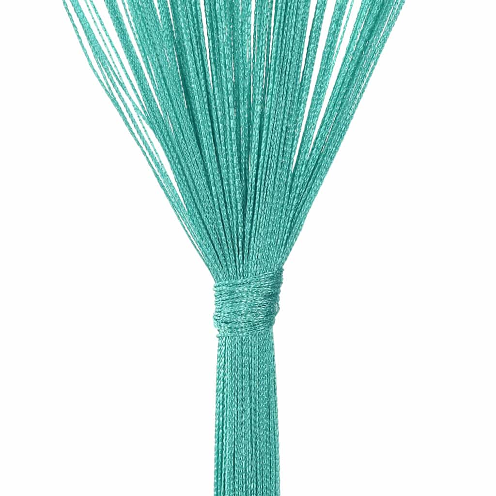 vidaXL Tende a Filo 2 pz Turchese 100x250 cm