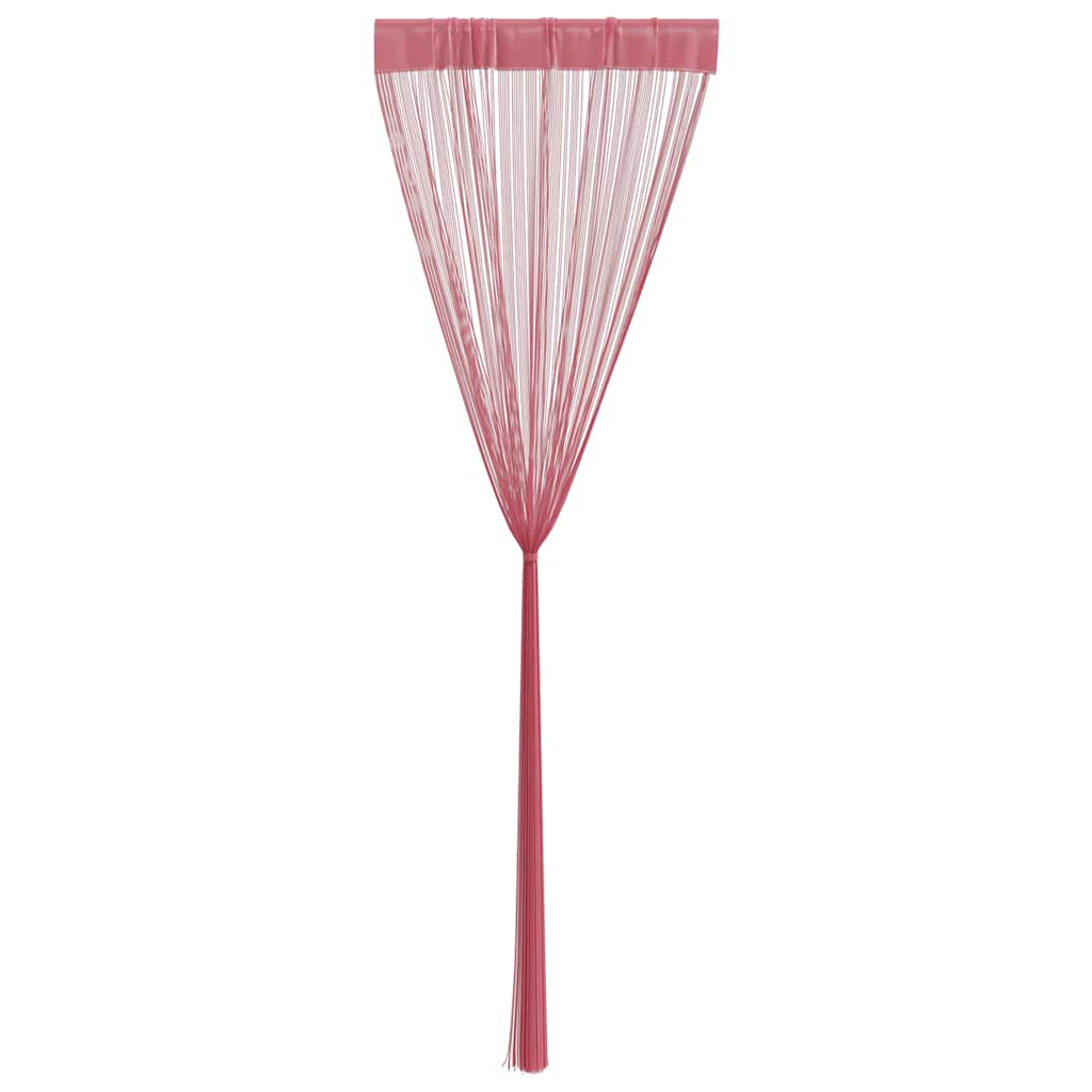vidaXL Tende a Filo 2 pz Rosa 100x250 cm