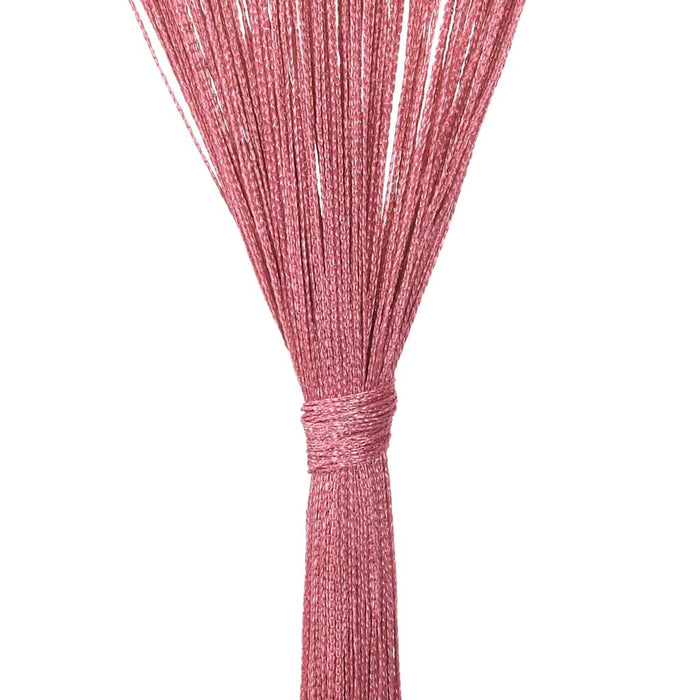 vidaXL Tende a Filo 2 pz Rosa 100x250 cm
