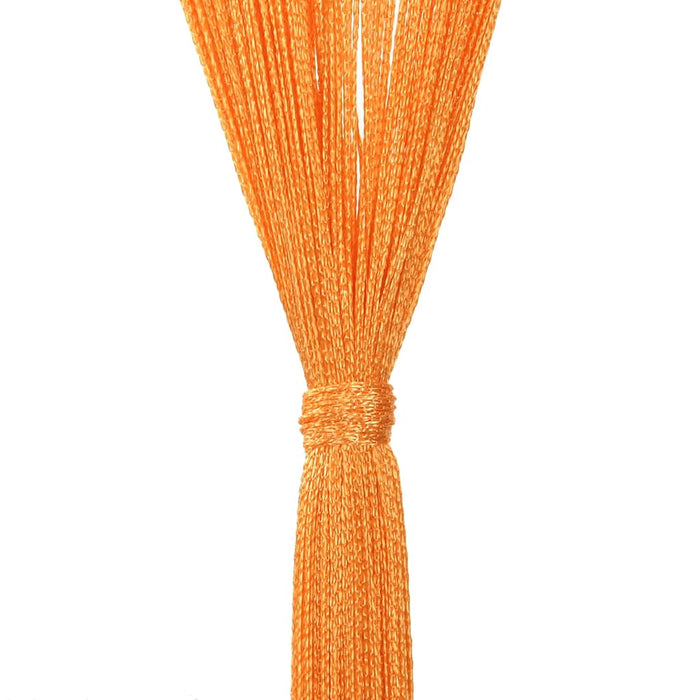 Tende a Filo 2 pz Arancio 100x250 cm 4102043