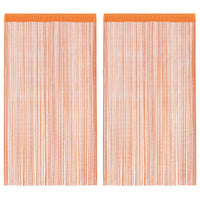 Tende a Filo 2 pz Arancio 140x250 cm 4102044
