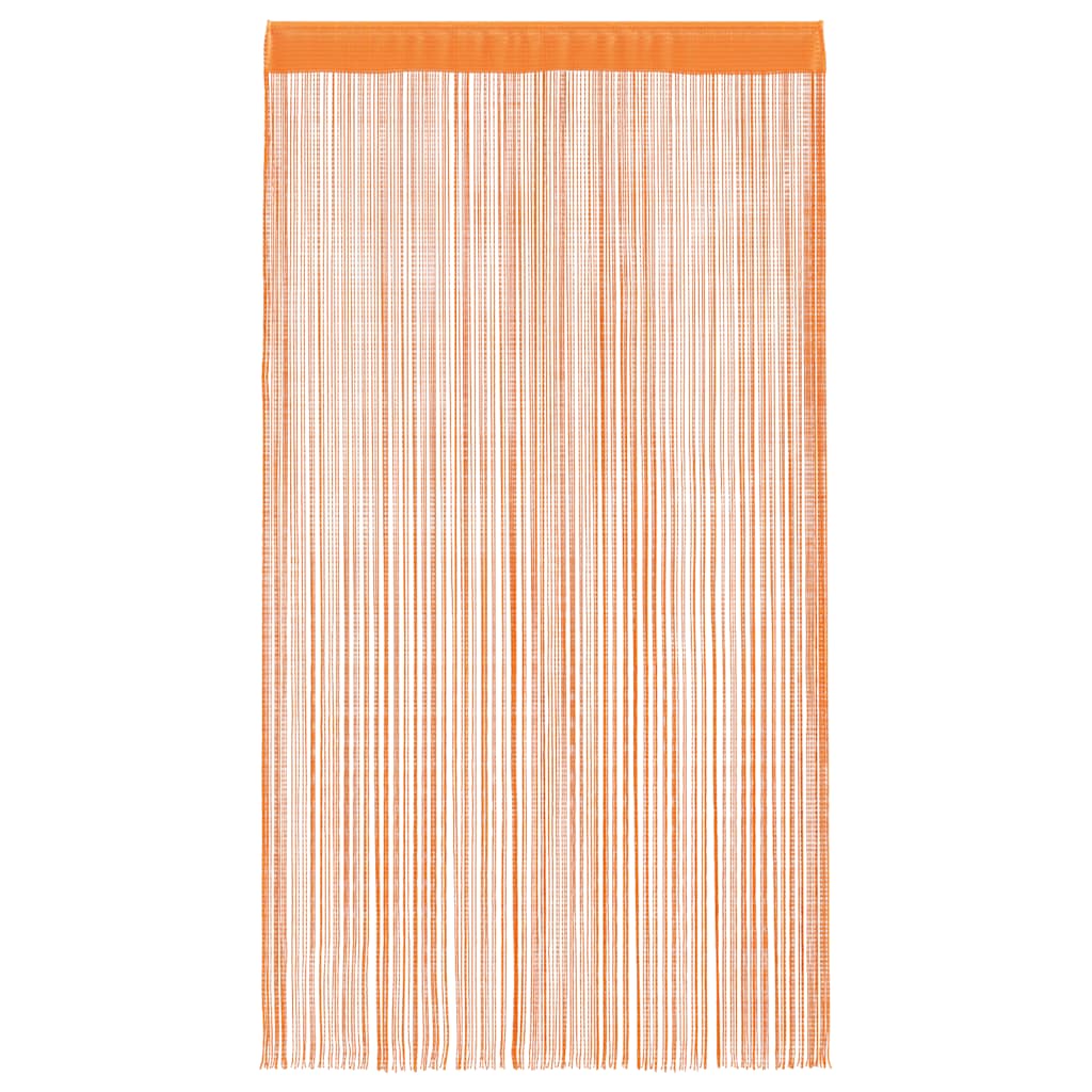 Tende a Filo 2 pz Arancio 140x250 cm 4102044