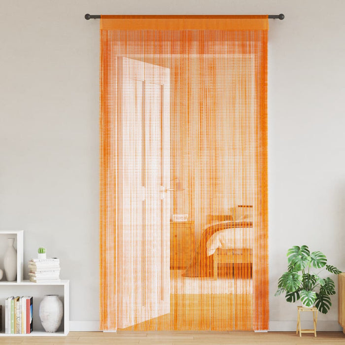 Tende a Filo 2 pz Arancio 140x250 cm 4102044
