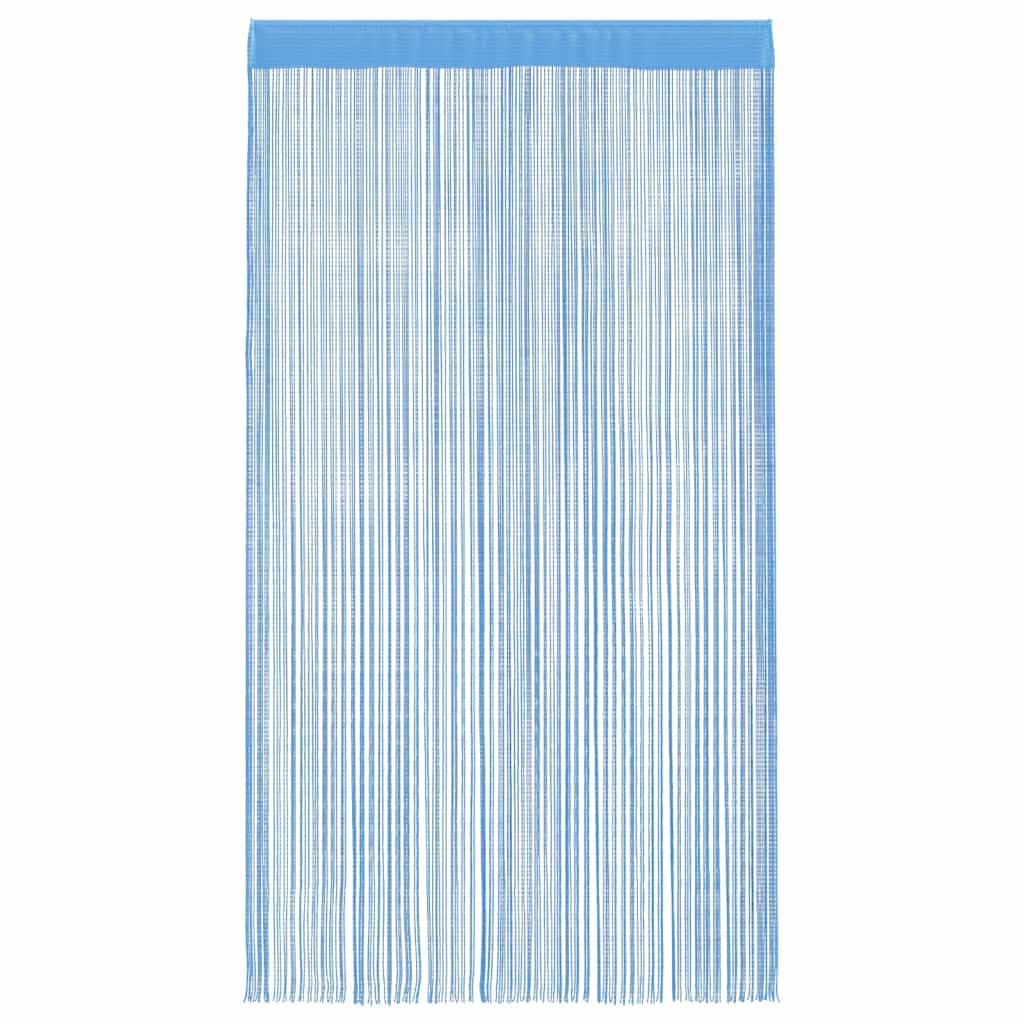 Tende a Filo 2 pz Azzurro 100x250 cm 4102045