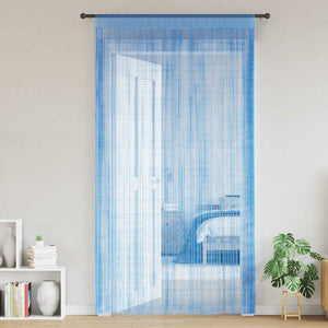 vidaXL Tende a Filo 2 pz Azzurro 100x250 cm