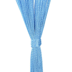 Tende a Filo 2 pz Azzurro 140x250 cm 4102046