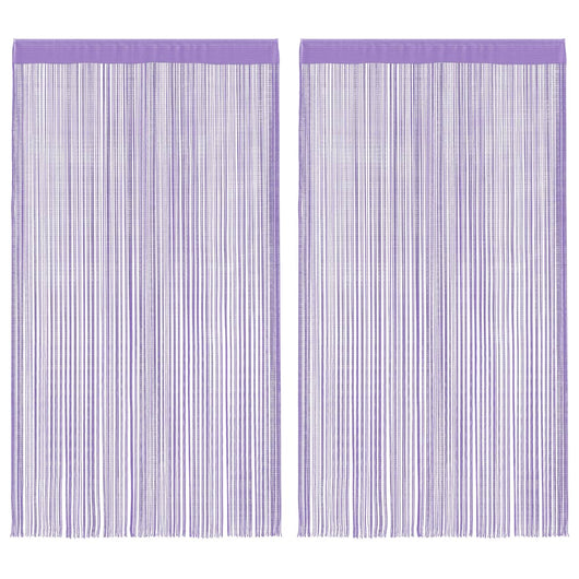 vidaXL Tende a Filo 2 pz Viola 100x250 cm