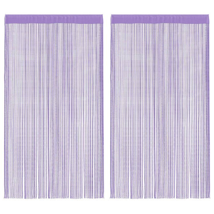 Tende a Filo 2 pz Viola 100x250 cm 4102047