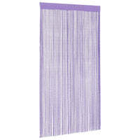 vidaXL Tende a Filo 2 pz Viola 100x250 cm