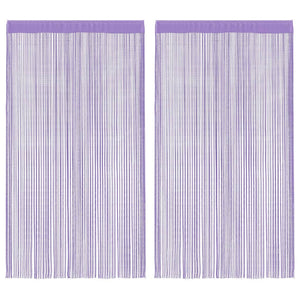 Tende a Filo 2 pz Viola 140x250 cm 4102048