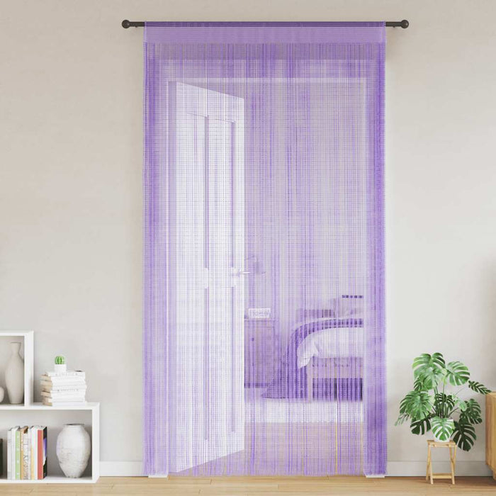 Tende a Filo 2 pz Viola 140x250 cm 4102048