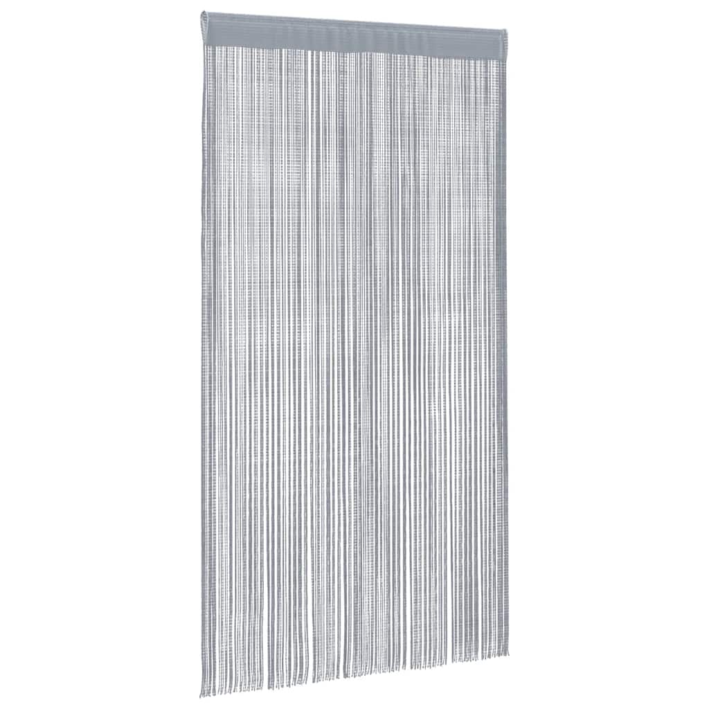 vidaXL Tende a Filo 2 pz Grigio Chiaro 100x250 cm