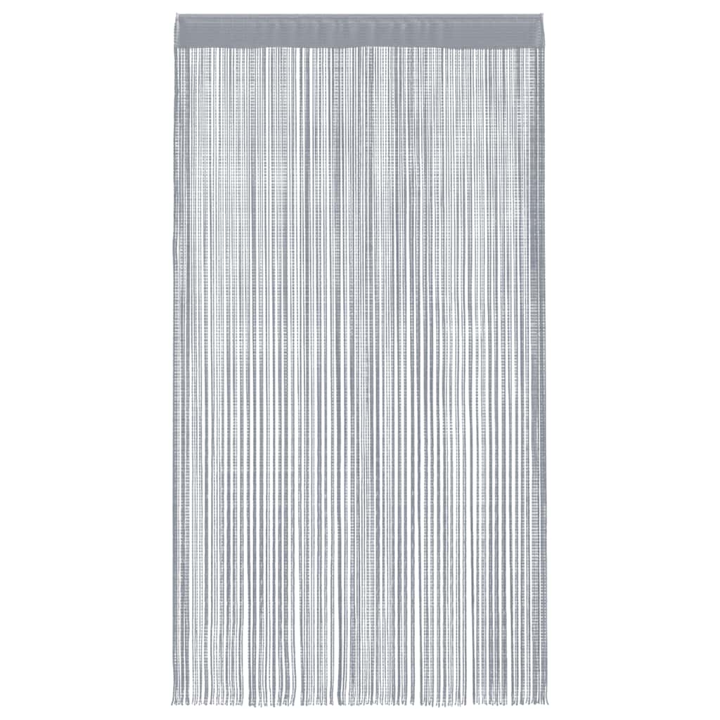 Tende a Filo 2 pz Grigio Chiaro 100x250 cm 4102049