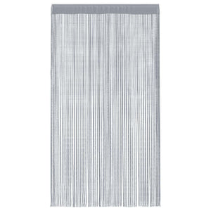 Tende a Filo 2 pz Grigio Chiaro 100x250 cm 4102049