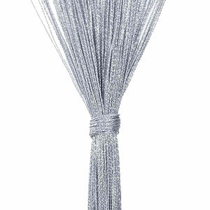 vidaXL Tende a Filo 2 pz Grigio Chiaro 100x250 cm