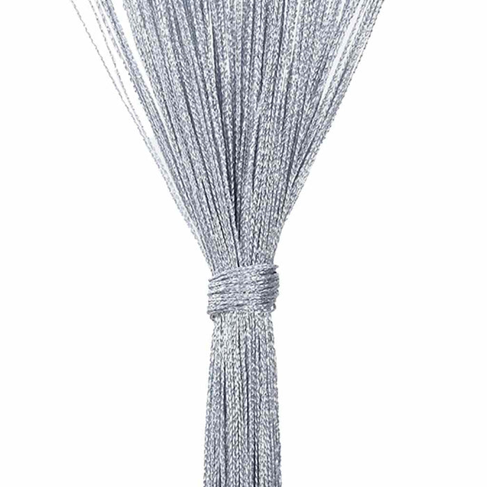 Tende a Filo 2 pz Grigio Chiaro 100x250 cm 4102049