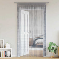 vidaXL Tende a Filo 2 pz Grigio Chiaro 100x250 cm