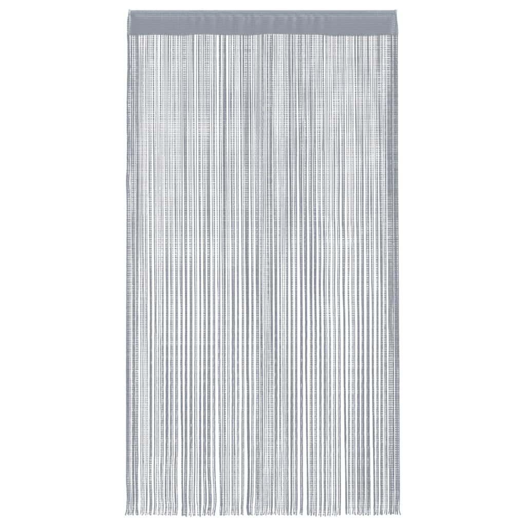 Tende a Filo 2 pz Grigio Chiaro 140x250 cm 4102050