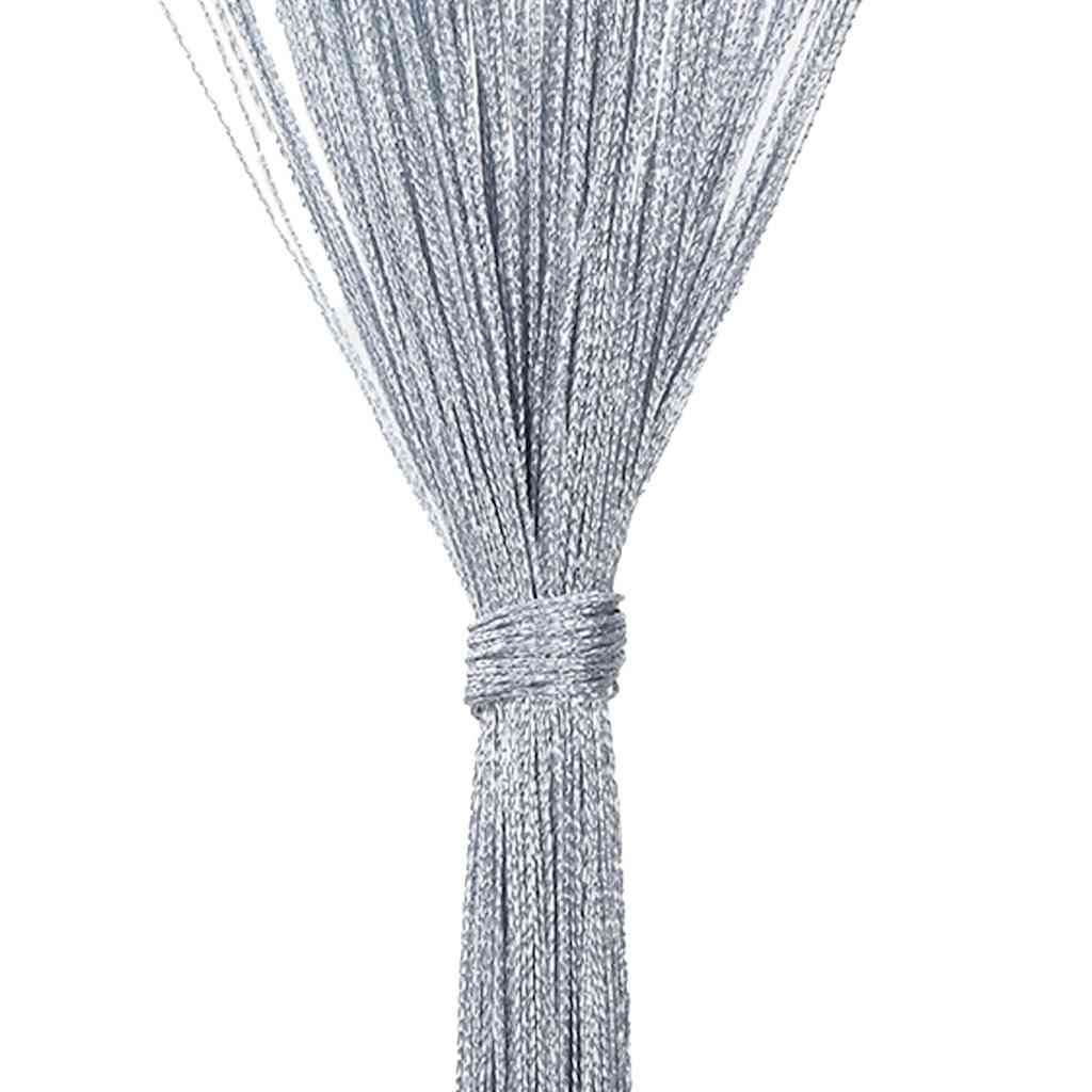 Tende a Filo 2 pz Grigio Chiaro 140x250 cm 4102050