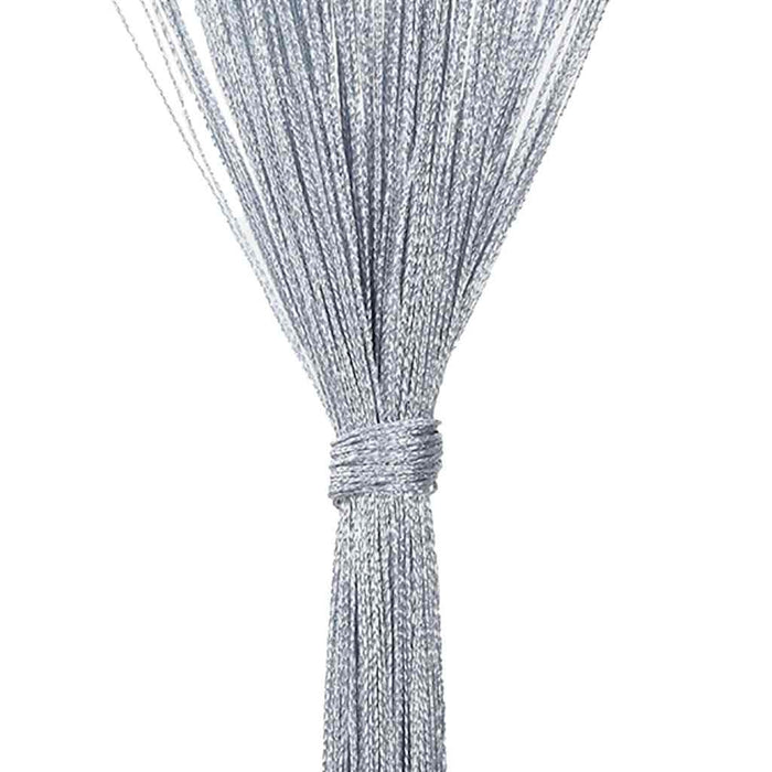 Tende a Filo 2 pz Grigio Chiaro 140x250 cm 4102050