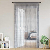 vidaXL Tende a Filo 2 pz Grigio Chiaro 140x250 cm