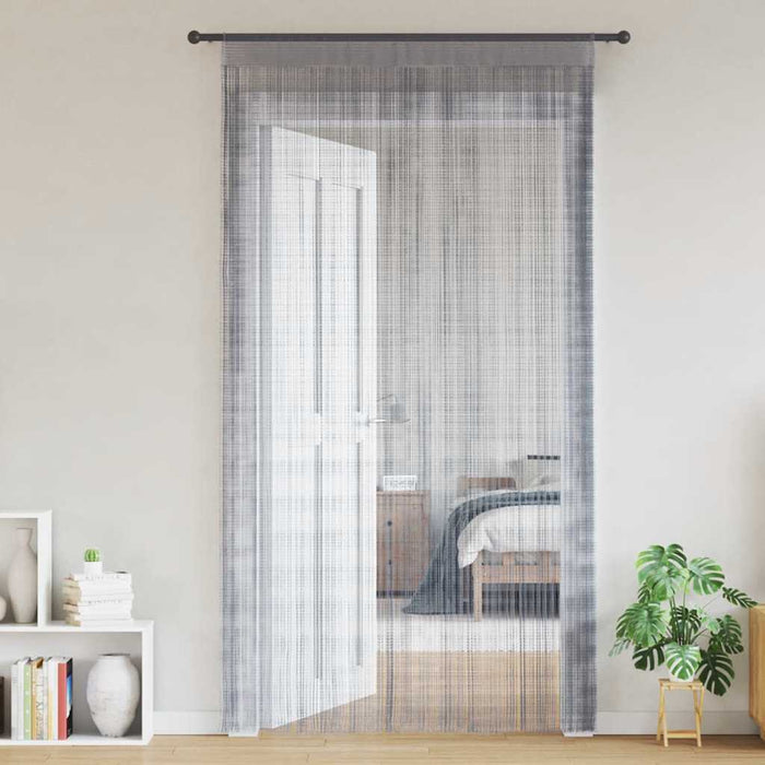 vidaXL Tende a Filo 2 pz Grigio Chiaro 140x250 cm