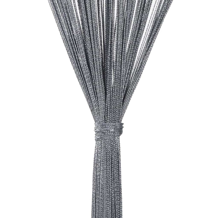 vidaXL Tende a Filo 2 pz Antracite 100x250 cm