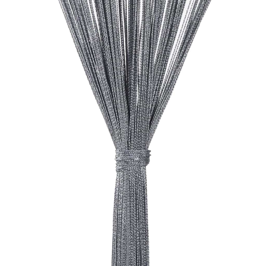 Tende a fili 2 pz Antracite 140x250 cm 4102052