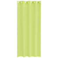 Tende in Voile con Occhielli 2 pz Verde Mela 140x225 cm 4102055