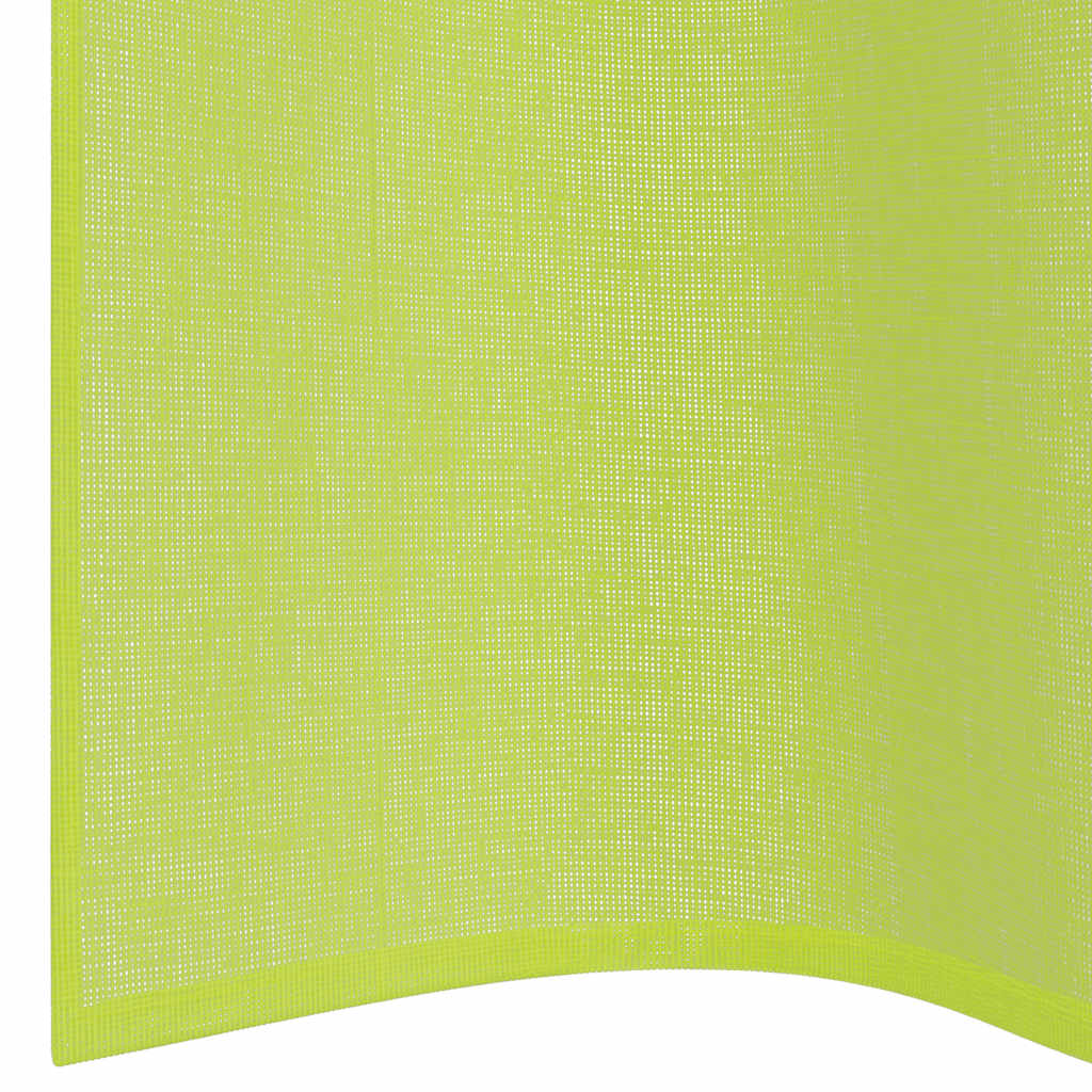 Tende in Voile con Occhielli 2 pz Verde Mela 140x225 cm 4102055