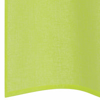 Tende in Voile con Occhielli 2 pz Verde Mela 140x225 cm 4102055