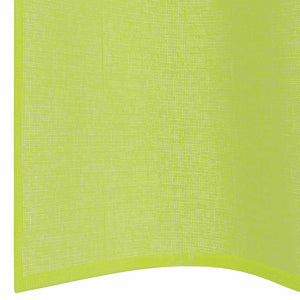 Tende in Voile con Occhielli 2 pz Verde Mela 140x225 cm 4102055