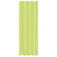 Tende in Voile con Occhielli 2 pz Verde Mela 140x260 cm 4102057
