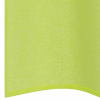 Tende in Voile con Occhielli 2 pz Verde Mela 140x260 cm 4102057