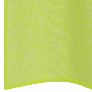 Tende in Voile con Occhielli 2 pz Verde Mela 140x260 cm 4102057