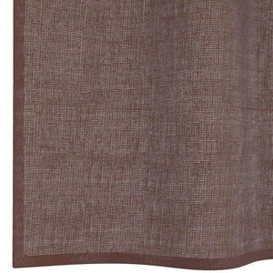 Tende in Voile con Occhielli 2 pz Marrone 140x175 cm 4102066