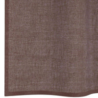 Tende in Voile con Occhielli 2 pz Marrone 140x225 cm 4102067