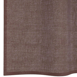 Tende in Voile con Occhielli 2 pz Marrone 140x225 cm 4102067