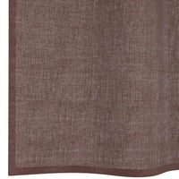 Tende in Voile con Occhielli 2 pz Marrone 140x300 cm 4102070