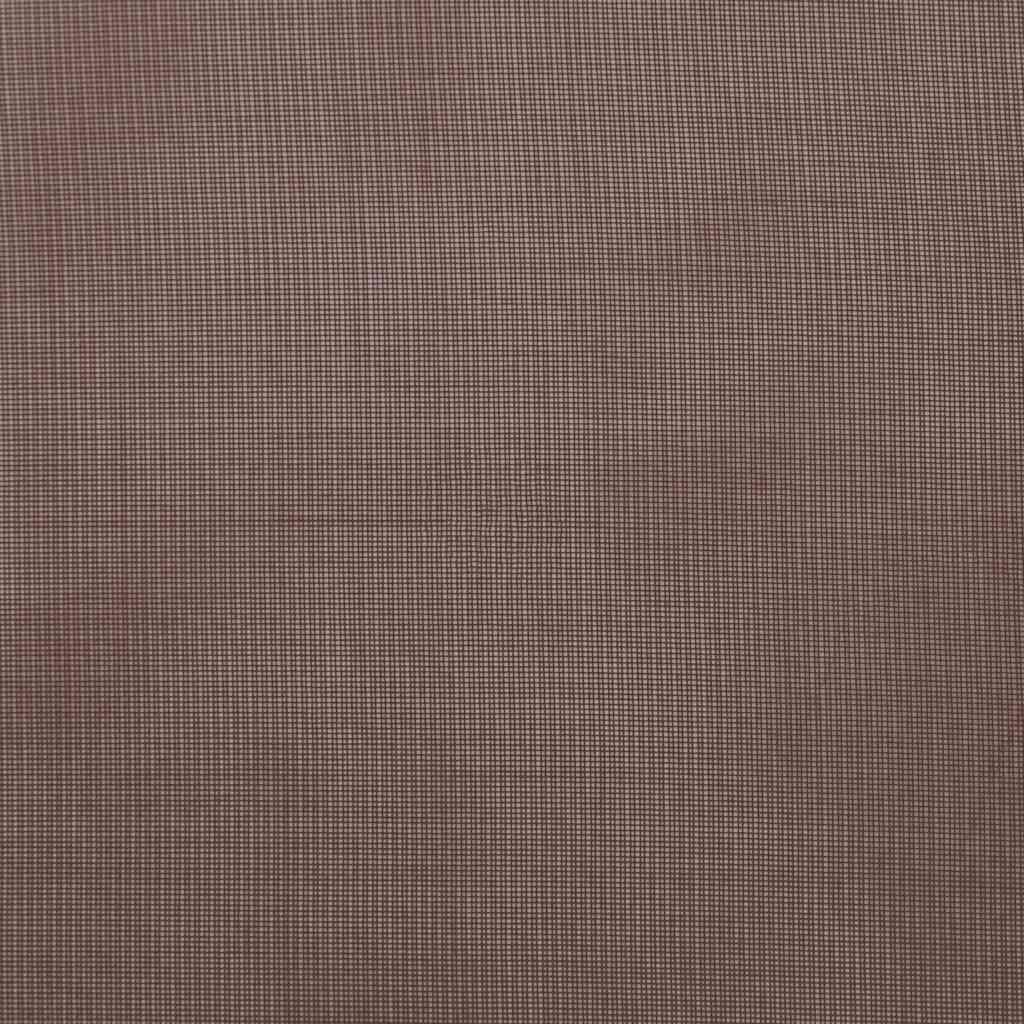 Tende in Voile con Occhielli 2 pz Marrone 140x300 cm 4102070