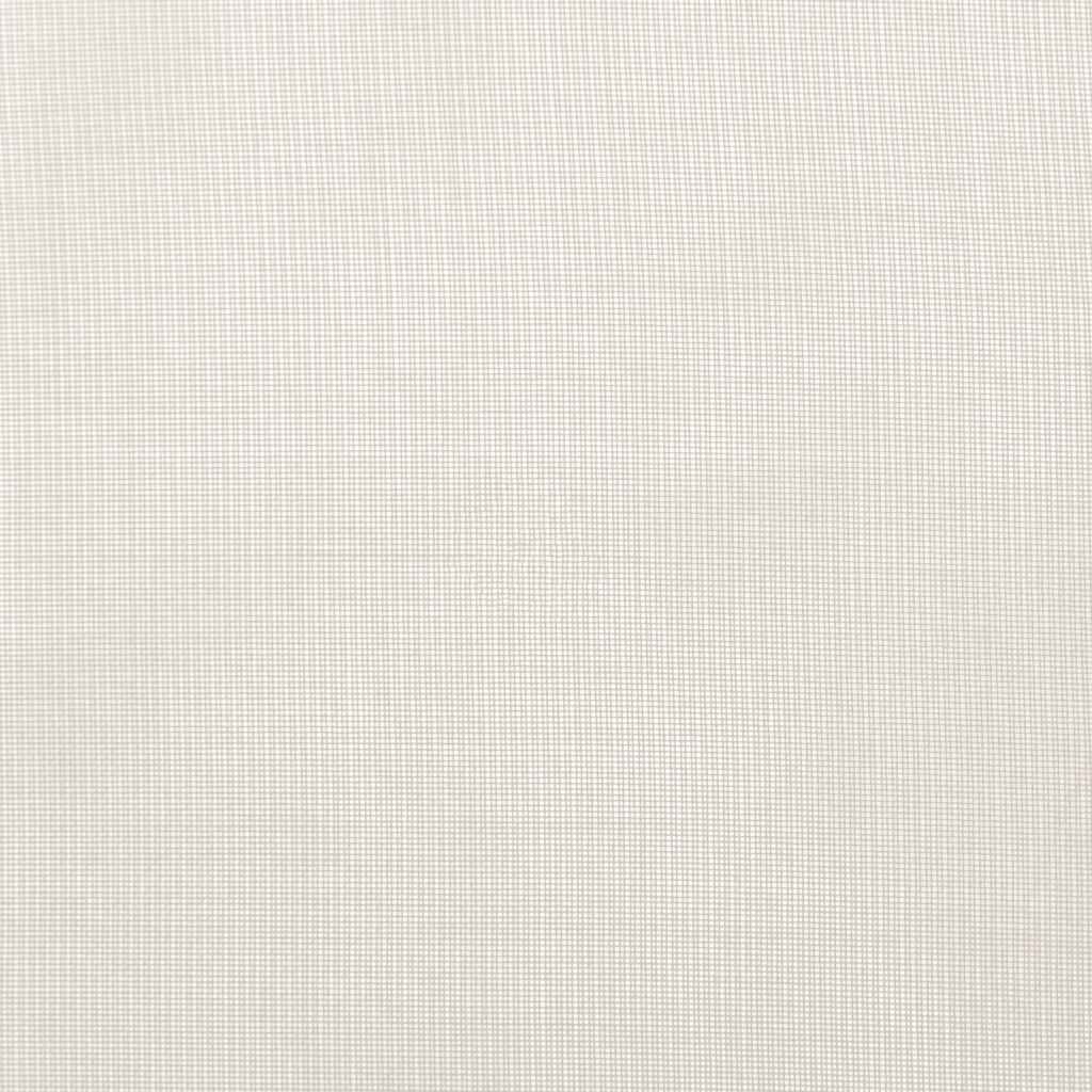 Tende in Voile con Occhielli 2 pz Crema 140x140 cm 4102071