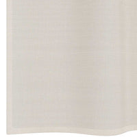 vidaXL Tende in Voile con Occhielli 2 pz Crema 140x175 cm