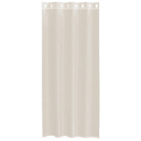 Tende in Voile con Occhielli 2 pz Crema 140x225 cm 4102073