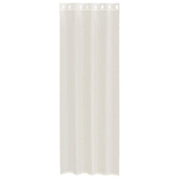 Tende in Voile con Occhielli 2 pz Crema 140x300 cm
