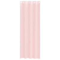 Tende in Voile con Occhielli 2 pz Rosa Chiaro 140x260 cm 4102087