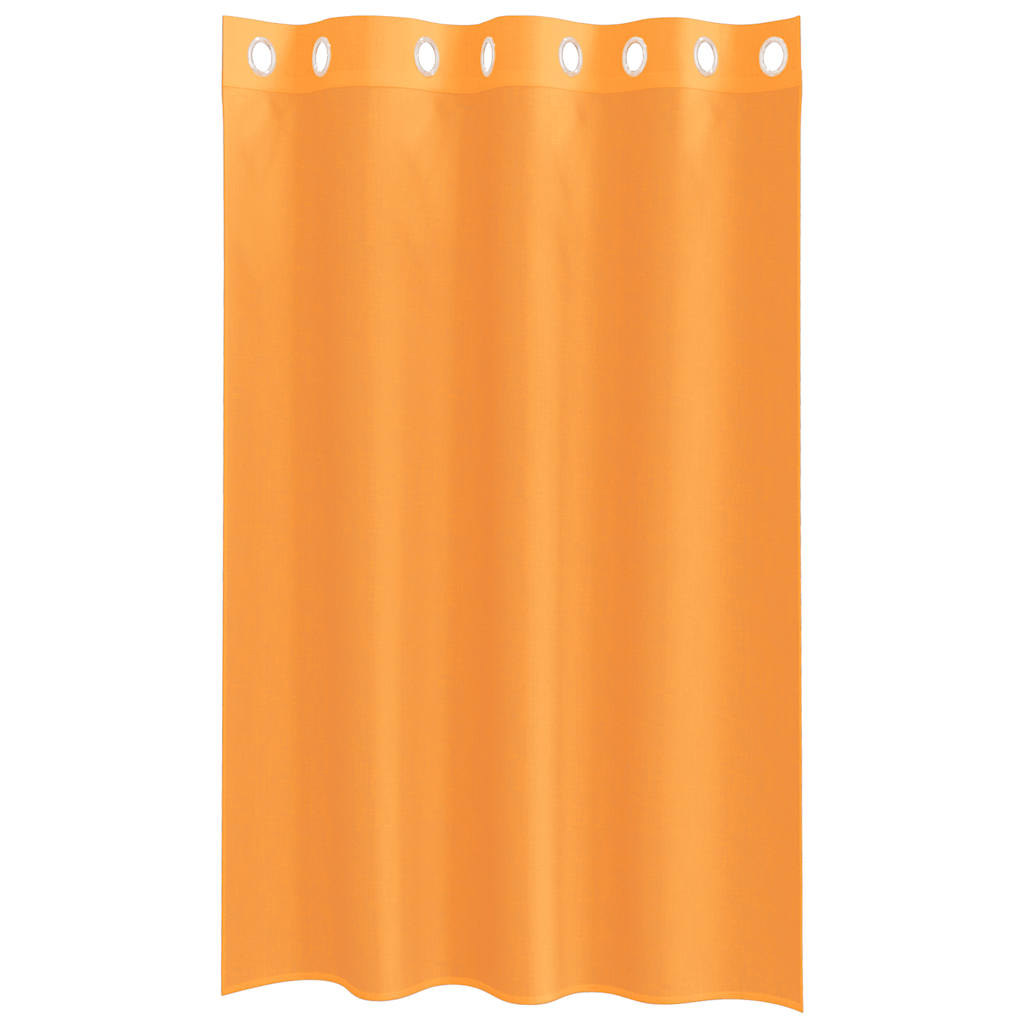 Tende in Voile con Occhielli 2 pz Arancio 140x175 cm 4102090