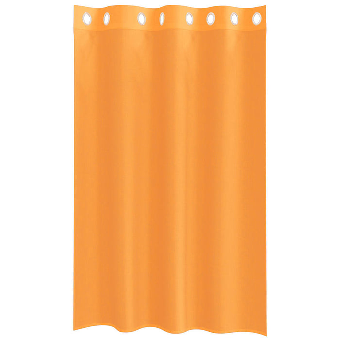 Tende in Voile con Occhielli 2 pz Arancio 140x175 cm 4102090