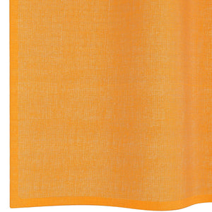 Tende in Voile con Occhielli 2 pz Arancio 140x175 cm 4102090